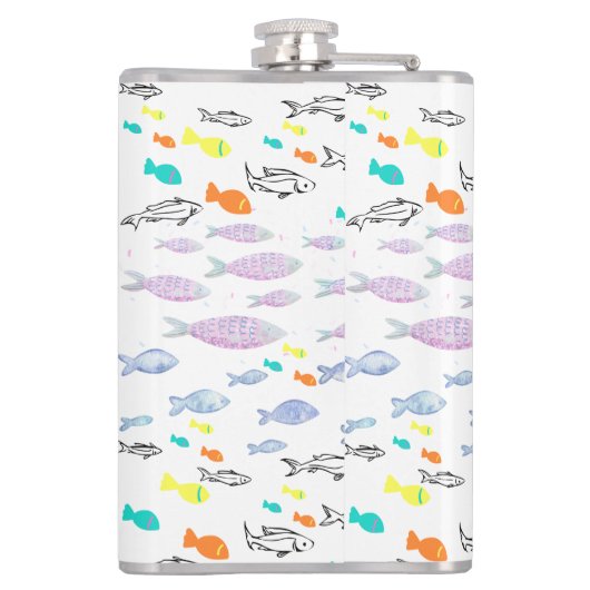 Mikitiez venus zeemeermin vissen zomer heupfles (Achterkant)