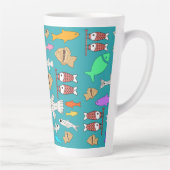 Mikitiez venus zeemeermin vissen zomer latte mok (Rechts)