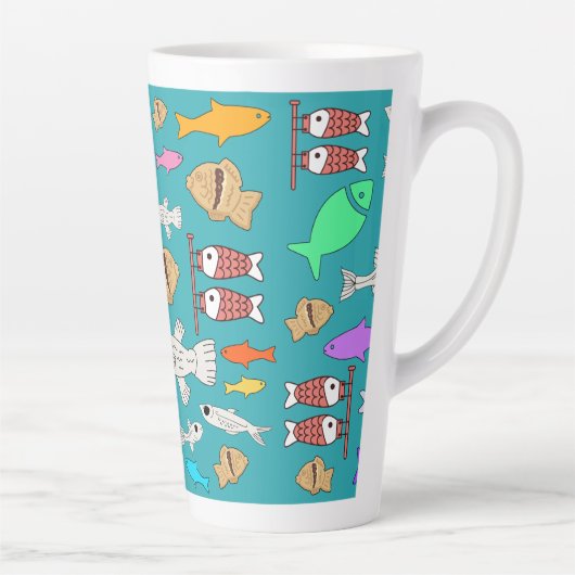 Mikitiez venus zeemeermin vissen zomer latte mok (Rechts)