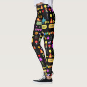 Mikitiez videogame pixel halloween spooky bat leggings (Links)