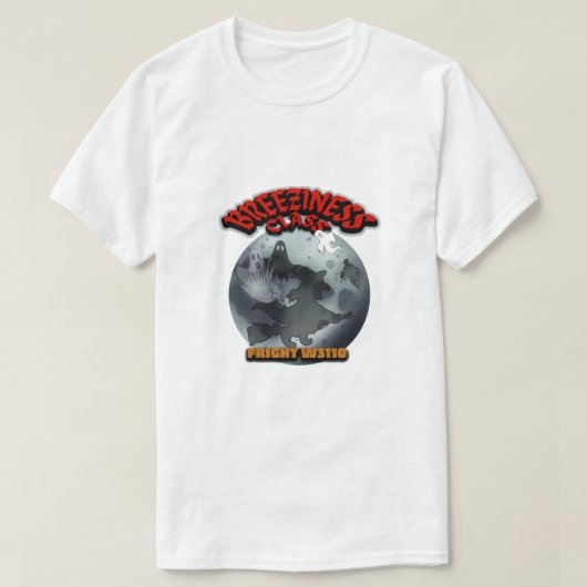 Mikitiez witchbloomstick fullmoon halloween t-shirt (Design voorkant)