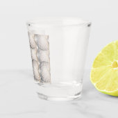 Mikitiez zomer venus shell oceaan strand shot glas (Rechts)