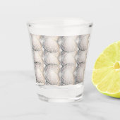 Mikitiez zomer venus shell oceaan strand shot glas (Voorkant)
