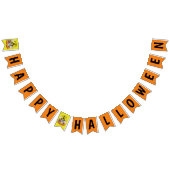 Mikitiez zwarte kat spooky halloween vibes ghouls vlaggetjes (Alle)