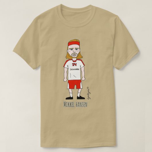 Mikkel Hansen T-shirt (Design voorkant)