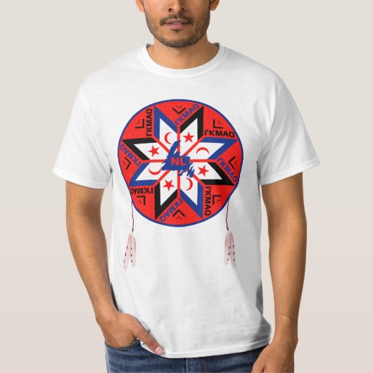 Mi'kmaq Tripartite Symbol T-shirt (Voorkant)