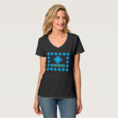 MIKNETO® - T-Shirt col en V (Devant entier)