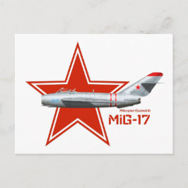 Mikoyan Guervich MiG-17 Briefkaart