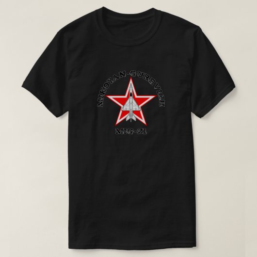 Mikoyan-Gurevich MiG-21 - T-shirt russe indispensa (Design devant)