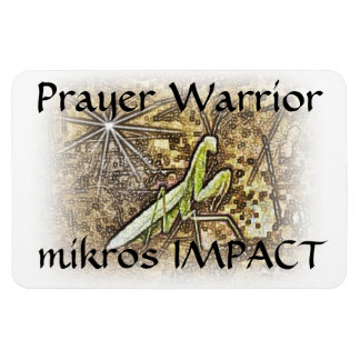 MIKROS IMPACT PRAYER WARRIOR 4 "x6" MAGNEET