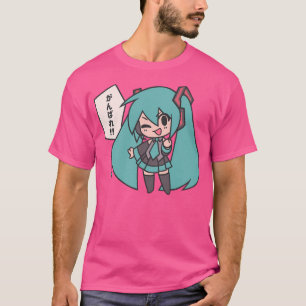 Miku Ganbare Ganbatte Chibi T-shirt