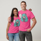 Miku Ganbare Ganbatte Chibi T-shirt (Unisex)