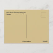 Mikve Israel Emanuel Synagogue Curaçao Briefkaart (Achterkant)