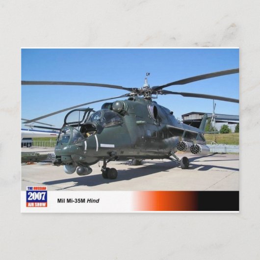 MIL 35 HIND RUSSISCHE HELIKOPTER BRIEFKAART (Voorkant)