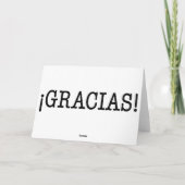¡ MIL GRACIAS ! - Carte de voeux de Merci dans (Dos)