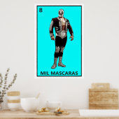 Mil Mascaras Poster (Keuken)