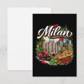 Milaan Bedankkaart (Voorkant / Achterkant)