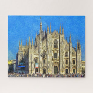 Milaan. De Duomo. Legpuzzel