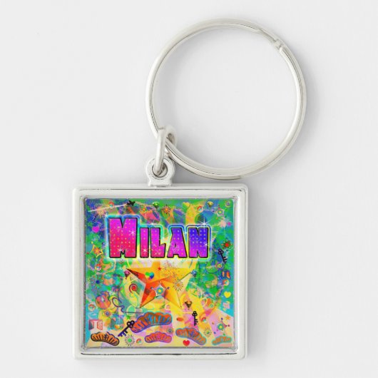 Milaan Epoch uur Sleutelhanger (Voorkant)