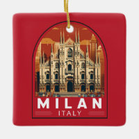 Milaan Italië Duomo di Milano Reizen Kunst Vintage