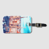 Milaan Italië Kathedraal schilderij Bagagelabel (Voorkant (horizontaal))