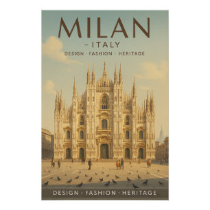 Milaan — Italië Reis 2026 Perfect Poster