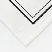 Milaan Kaart Illustratie Fleece Deken (Hoek)