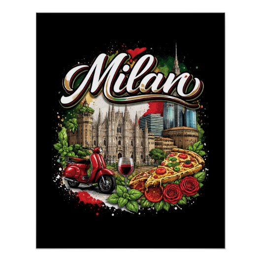 Milaan Perfect Poster (Voorkant)