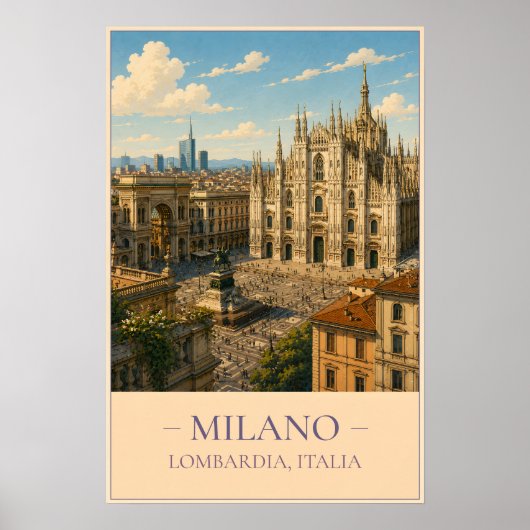 Milaan Poster (Voorkant)