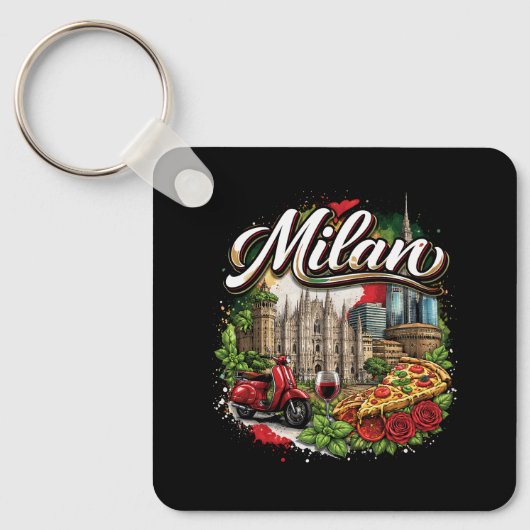 Milaan Sleutelhanger (Voorkant)