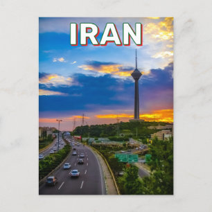 Milad Tower in Teheran, Iran Briefkaart
