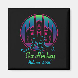 Milan 2026 IJshockey Winter 2026 En Duomo Di Mil Magneet