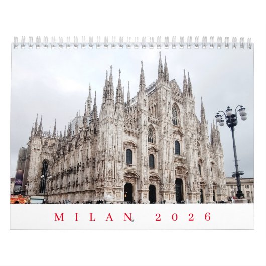 Milan 2026 kalender (Hoes)