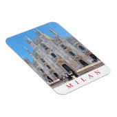 Milan Cathedral uitzicht fridge magnet Magneet (Rechterzijde)
