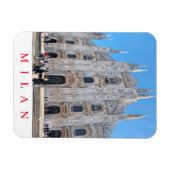 Milan Cathedral uitzicht fridge magnet Magneet (Horizontaal)