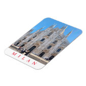 Milan Cathedral uitzicht fridge magnet Magneet (Linkerzijde)