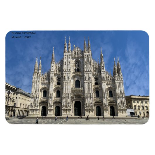 Milan Duomo Cathedral - Italië Magneet (Horizontaal)