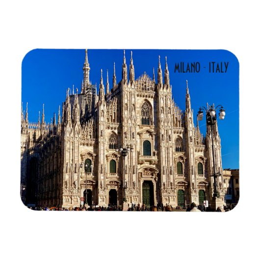Milan Duomo Cathedral - Italië Magneet (Horizontaal)