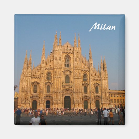 Milan Duomo Fridge Magnet Magneet (Voorkant)