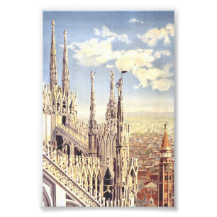 Milan Duomo Kathedraal Geboorte van de Heilige Mar Foto Afdruk