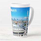 Milan en Italie skyline tasse de café (Angle droit)