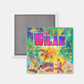 Milan Époque Heure Aimant (Recto/Verso)