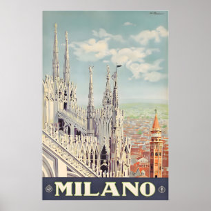 Milan Italie Art Impression Italienne Milano Voyag