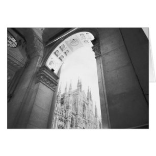 Milan Italie, Galleria Vue du Duomo