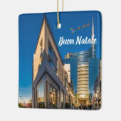 Milan Italie Ornement de Noël panoramique (Gauche)