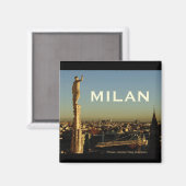 Milan Italie Voyage Photo Souvenir Aimants Frigo (Recto/Verso)