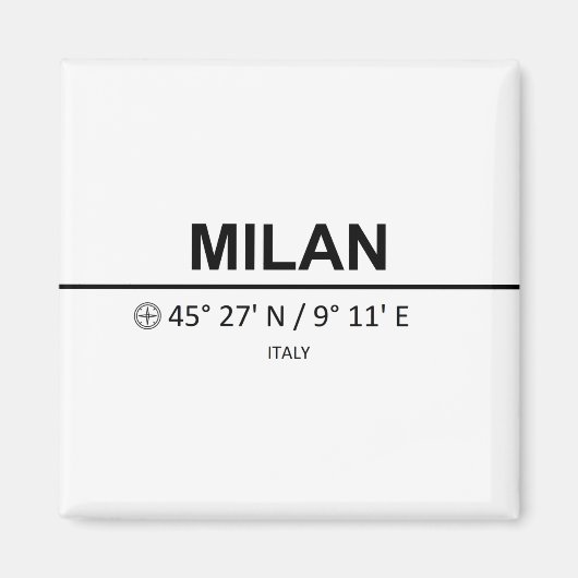 Milan Magneet (Voorkant)