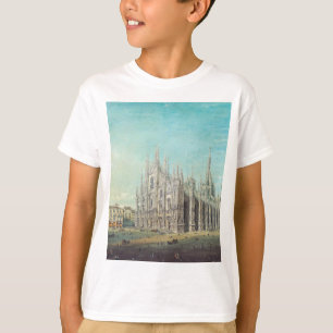Milan Piazza del Duomo 1850s door Carlo Bossoli Ku T-shirt