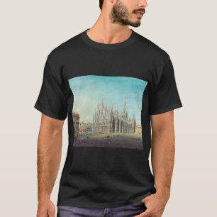 Milan Piazza del Duomo 1850s door Carlo Bossoli Ku T-shirt
