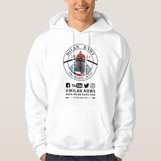 Milan Rows Sweatshirt met voorste logo (Voorkant)
